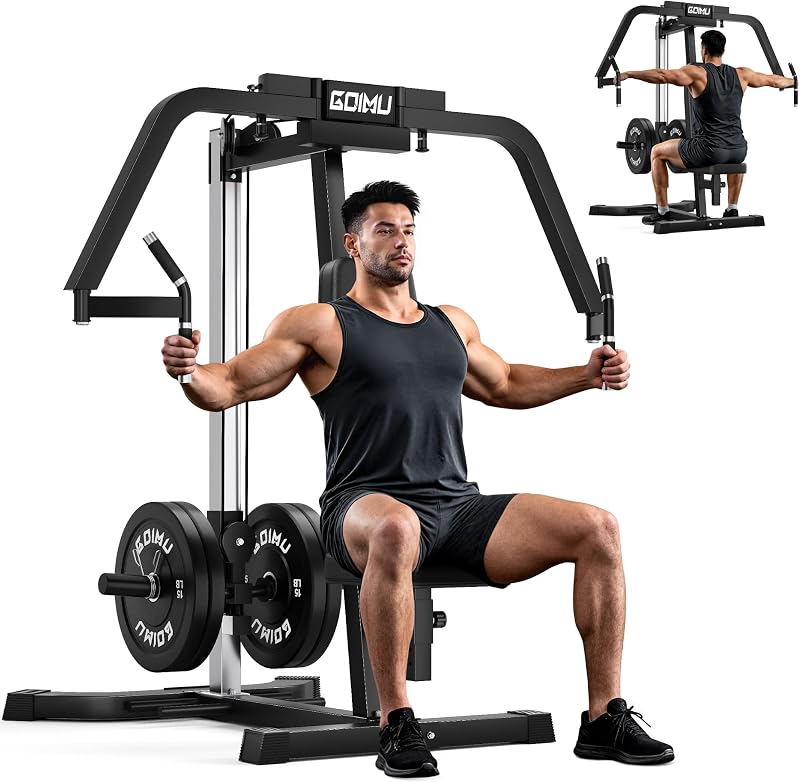 Máquina de Mosca de Pecho, CF01-PRO PEC Máquina de Mosca y Deltoides Inversos, Equipo de Entrenamiento de la Parte Superior del Cuerpo con Respaldo Ajustable para Deltoides Pectoral y Trasero, Máquina de Entrenamiento de Pecho para Gimnasio en Casa