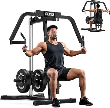 Chest Fly Machine, CF01 PEC Fly and Reverse Delt Machine, Adjustable Upper Body Workout Equipment for Pectoral and Rear Deltoid, Chest Machine with Band Pegs for Home Gym