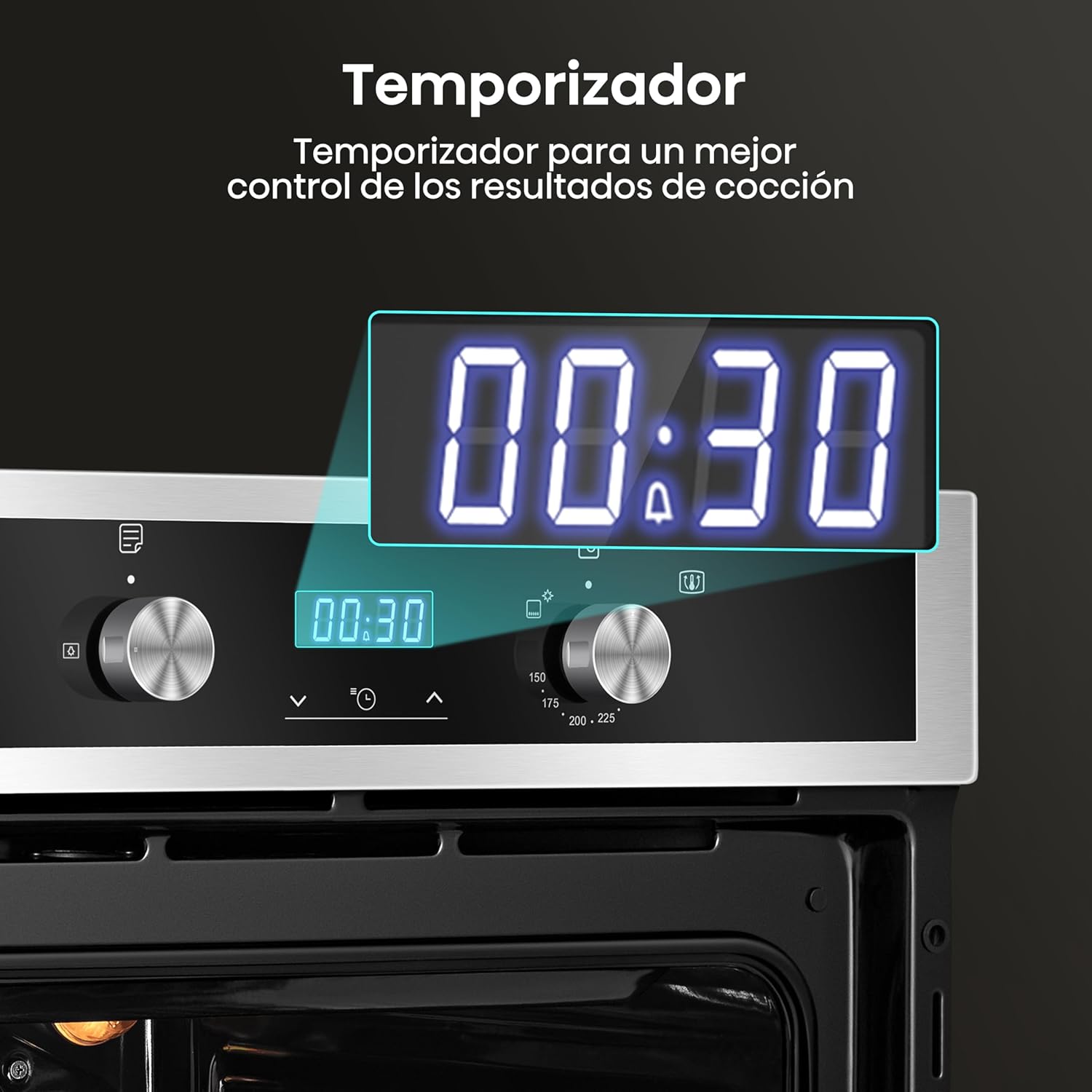 Hisense HGO602BS Oven digital timer display