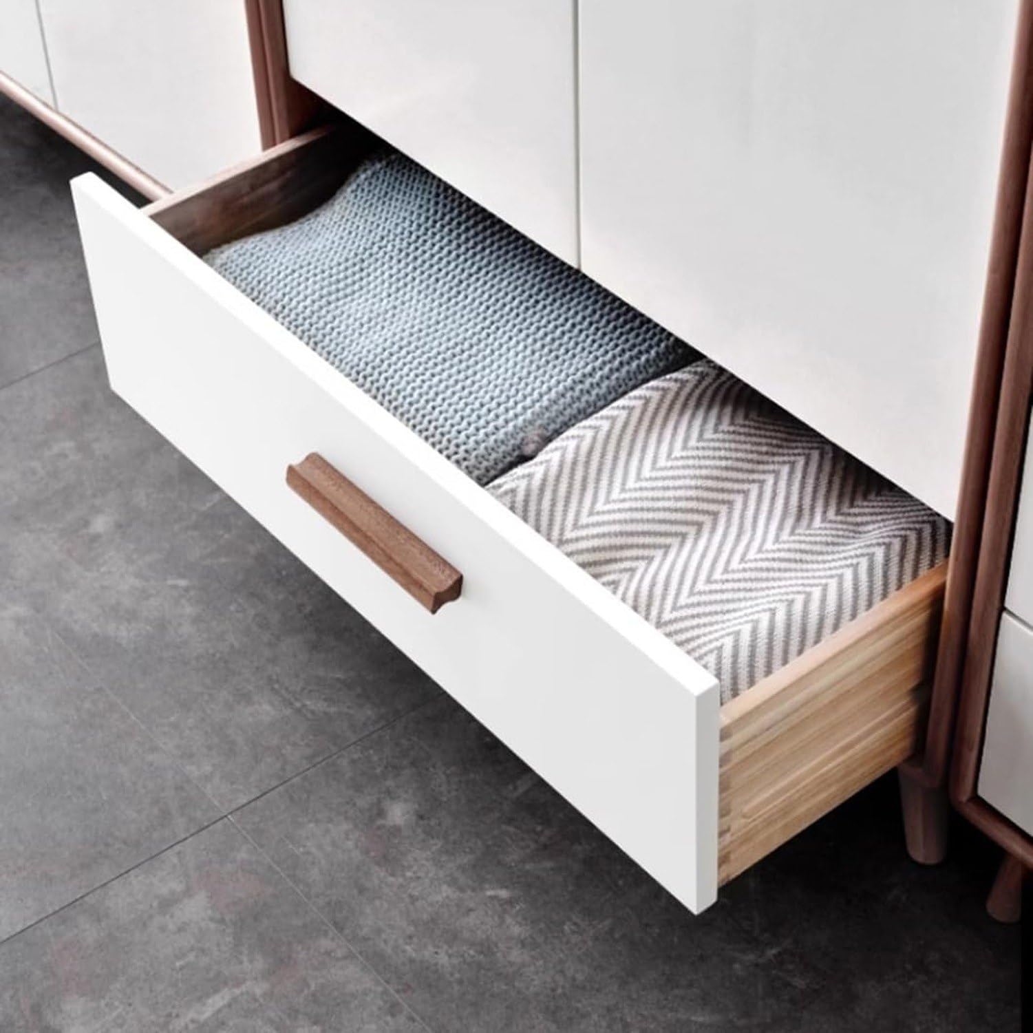 Maniglie per Forno in Noce Legno Marrone Maniglia Ante Pensili per Cucina 2 Pezzi Tiretti Cassetti Mobili con Viti, Length 1000mm, Length 1000mm