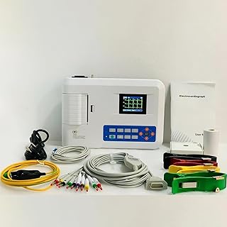 MEDILMA® 3 Channel ECG Machine
                            ECG300GA with Interpretation, ECG Storage up
                            to 15 Cases (100 Cases with SD Card), 1.5
                            Hour...