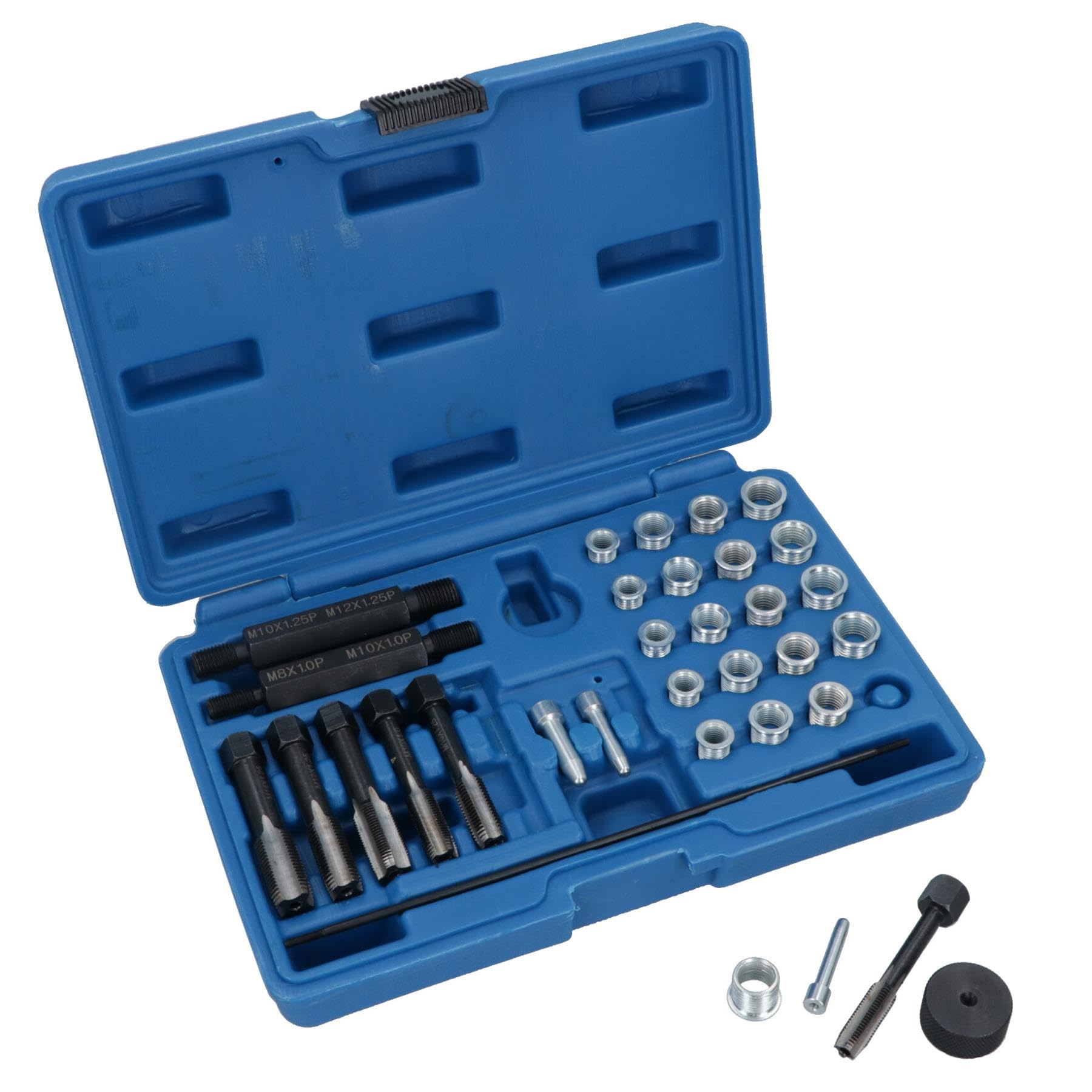 AB Tools Glow Plug Metric Thread Repair Kit Cylinder Head 8mm 10mm 12mm 33pc Bergen