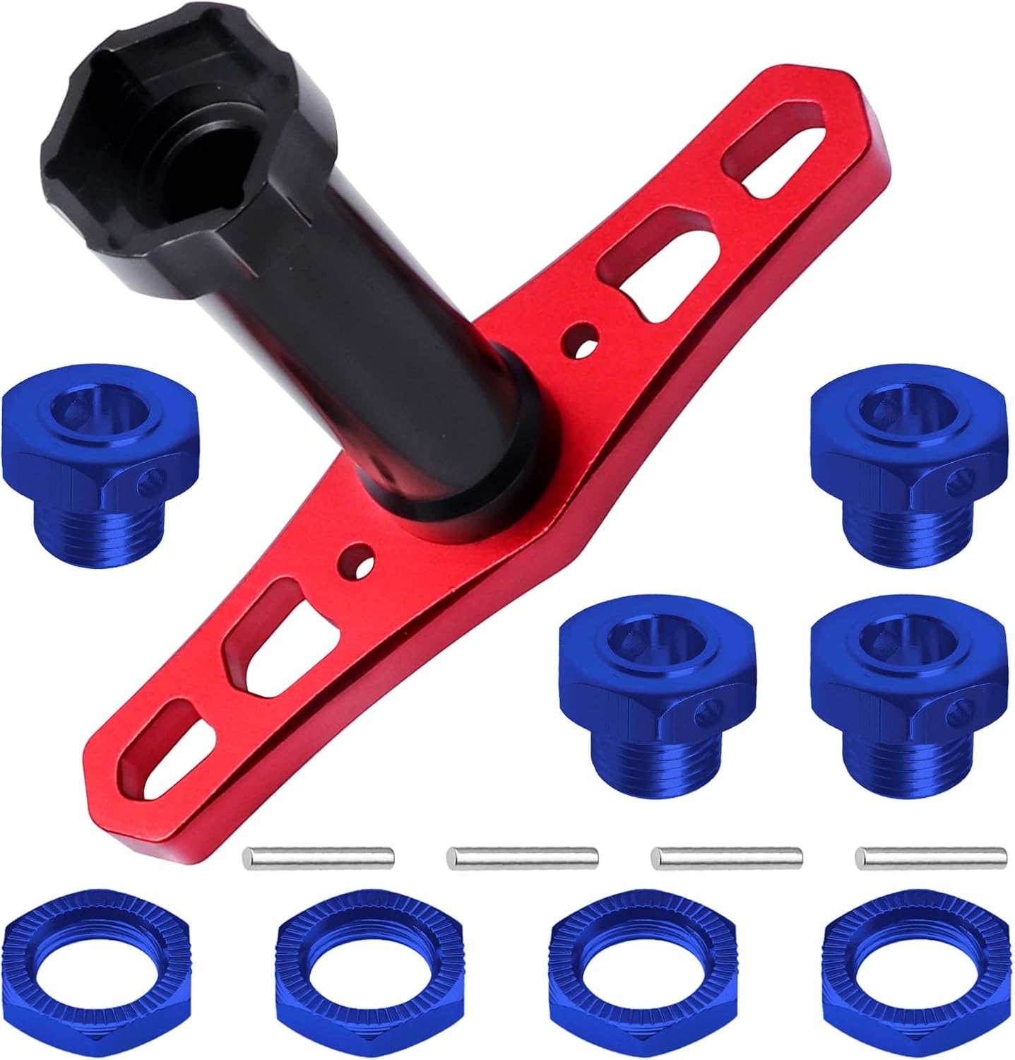 17mm Hexagon Wheel Hub Adapters For TRAXXAS 1/10 E-Revo, E-Maxx, Summit, T-Maxx (Electric)