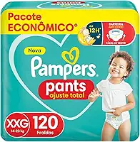 Pampers Fralda Calça Premium Care Ajuste Total, 120 Unidades