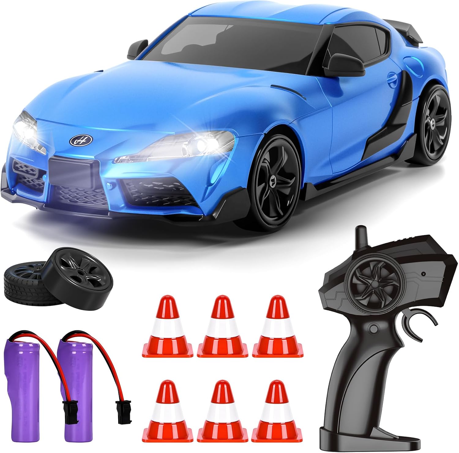 Lamborghini Huracán STO RC Auto Giocattolo Blu 1