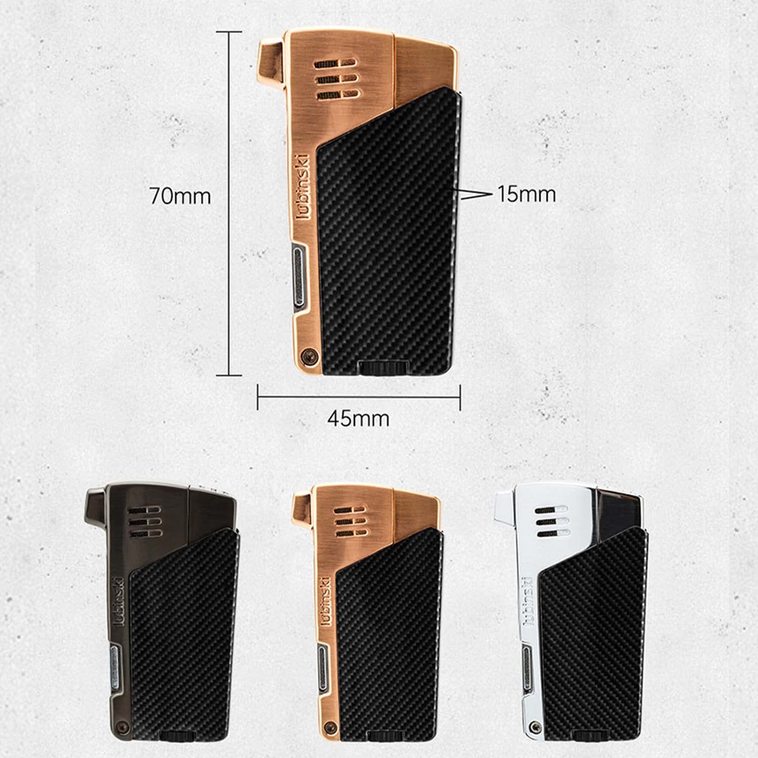 Briquet à Pipe Flamme Douce Rechargeable Construit en 3 Outils de Nettoyage de Pipe pour Camping Grill Cheminée Bougie Cadeau pour Homme Fumeur (Vendu sans Gaz)