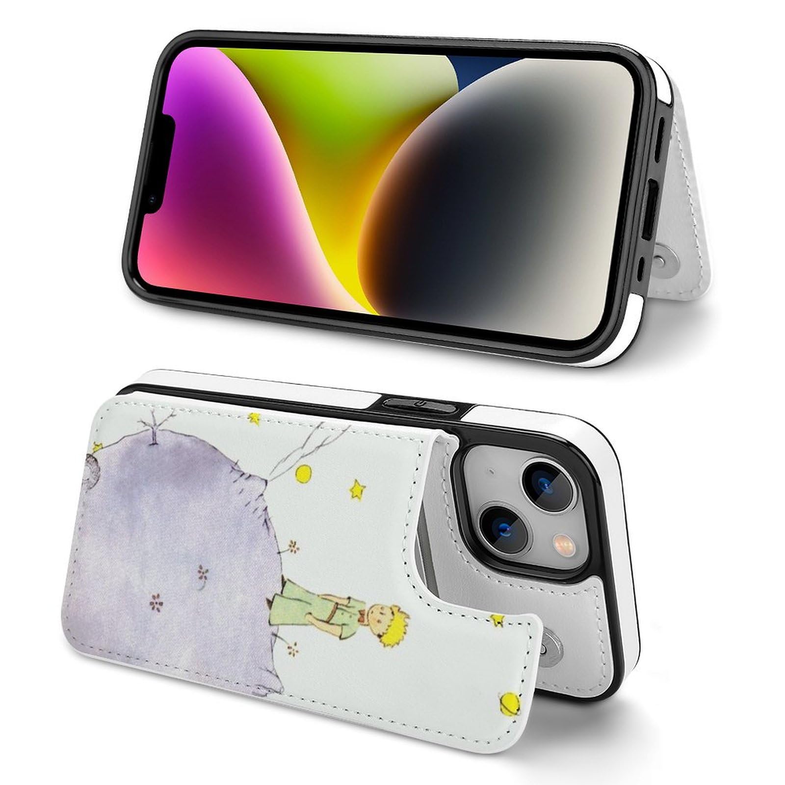 Amazon.co.jp: iPhone 15 ケース 手帳型 星の王子さま 全機種