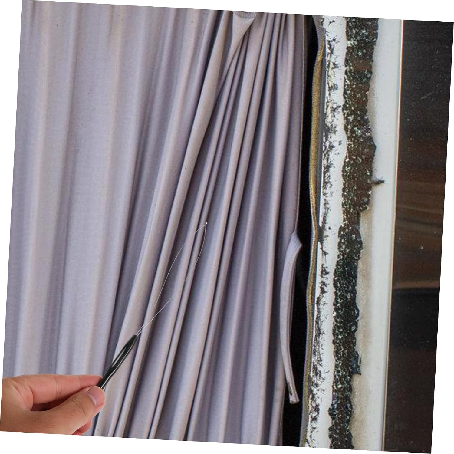 Alipis 5-Piece RV Window Shade Restringing Kit for Pleated Shades Adjustable Privacy Protection Easy Installation Compatible Window Sizes