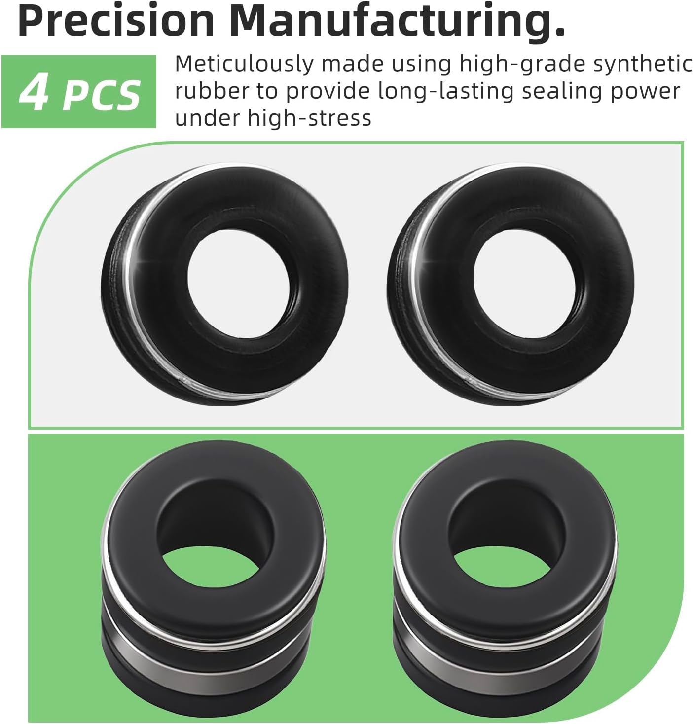 deawater 25 032 14-S Valve Stem Seal Replacement for Kohler Small Engines - Compatible with, 66 032 05-S, Stens 055-006 & More 4-Pack