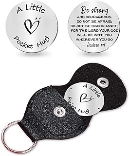 Pocket hug, remember the change you brought, keychain for friends or relatives, inspiring gift