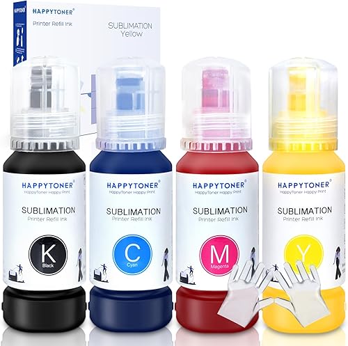 Tinta de sublimación para Epson 2800 ecotank ET-3750 ET-3760 ET-3830 ET-4850 ET-4750 ET-2760 ET-2700 ET-4760 ET-15000 ST-2000 Transferencia de