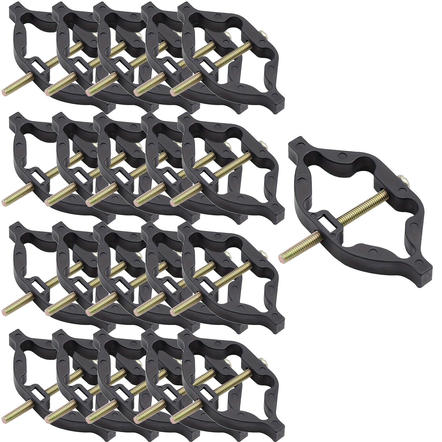 P-Plus International Wall Mount Switch Box Repair Tool Junction Box Repairer Electrical Box Repair Cassette Repairer Switch Cassette Repairing Tool Bottom Cassette Repairer (Set of 20)