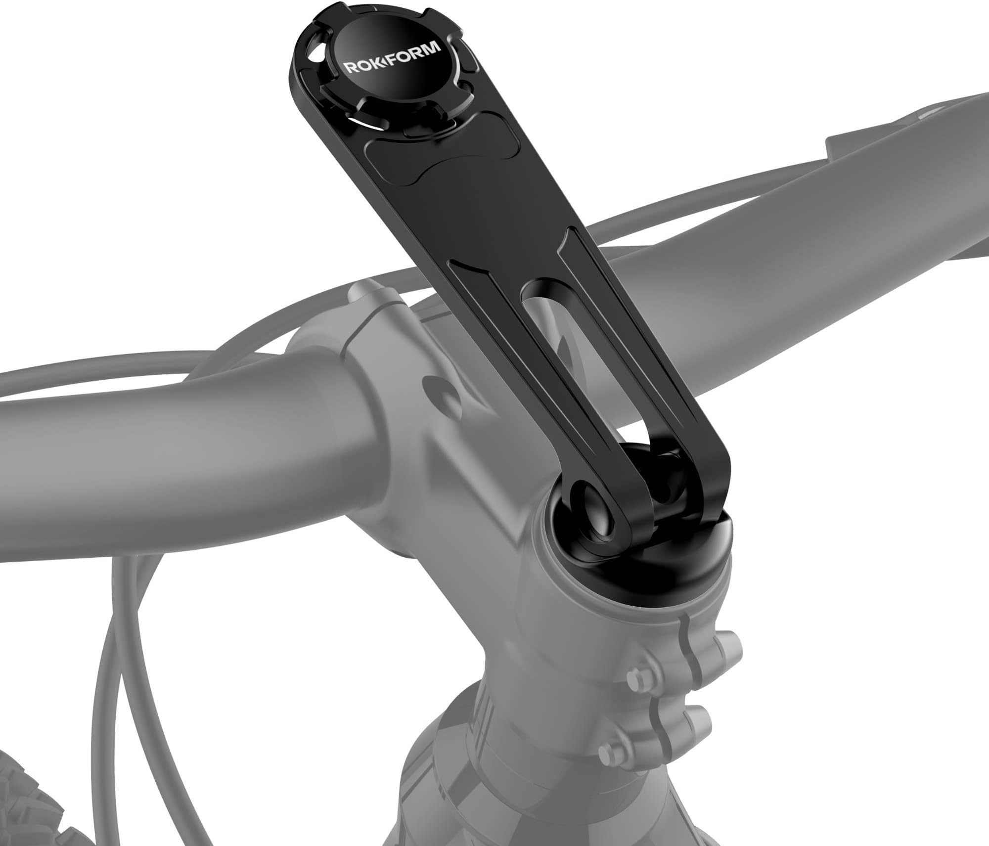Pro Series, Quad Tab, Twist Lock, Bike Stem Phone Mount, Aircraft Aluminum, Ultra Light , Adjustable, BLACK