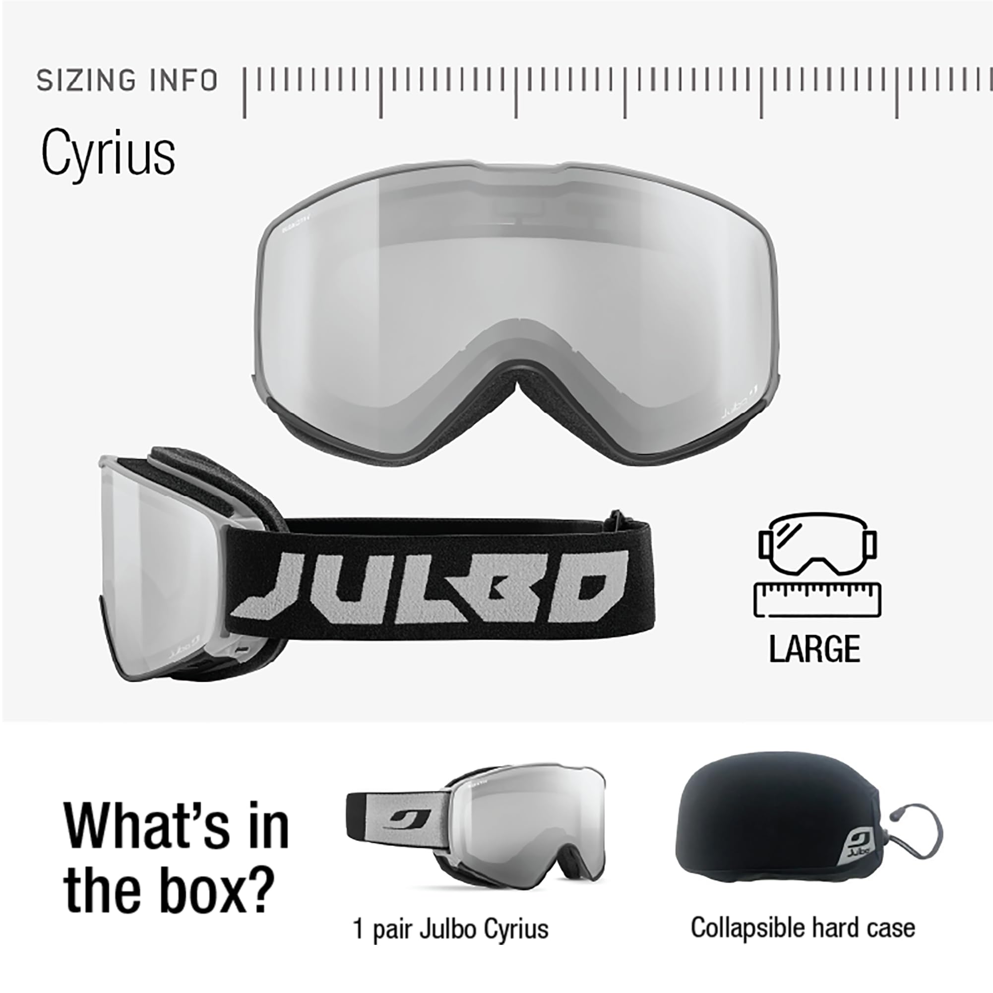 Julbo Cyrius Ski Goggle : Amazon.co.uk: Sports & Outdoors