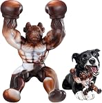 Jouets pour chiens pour les brochettes agressives, Jouets de chien indéstructibles, Jouet de chien en nylon le plus dur avec véritable parfum de bacon, Amusement à la truie, Joueurs de os de chien pour chiens de race moyenne/grande