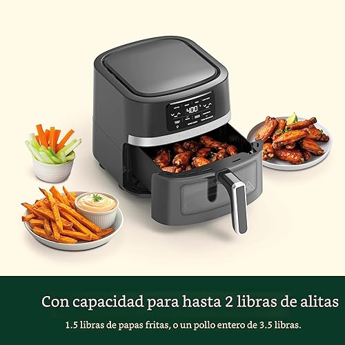 Miniatura 3 de Cuisinart Freidora de aire, freidora de cesta de 4.5 cuartos con 4 funciones de cocción para freír al aire, asar, hornear y mantener el calor, 4