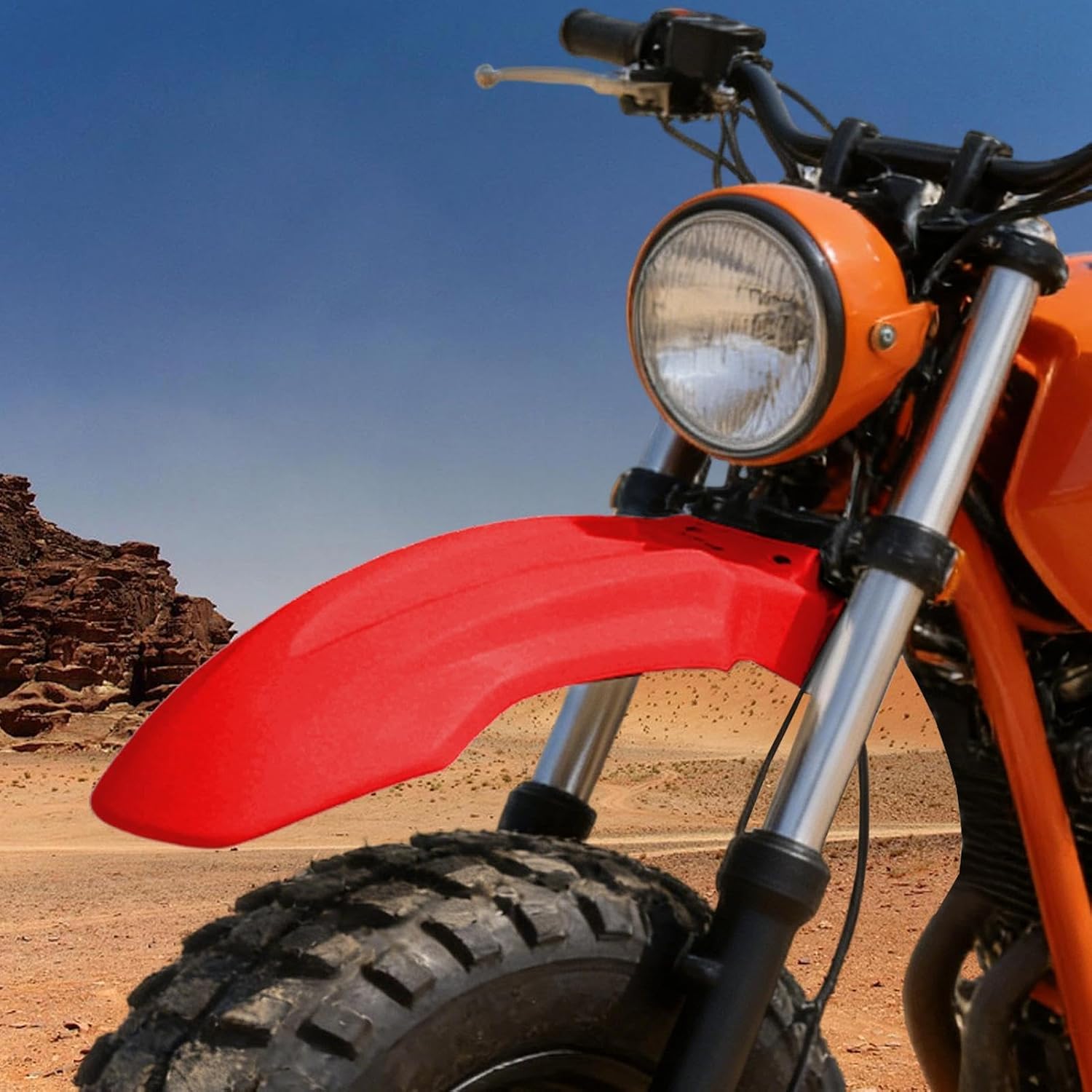 Motorcycle Mud Guard,Protective Body Frame Accessories - Motorcycle Tire Mudguard | for Electric Motorbike Dirt Bike Outdoor Rainy Day Gravel Land