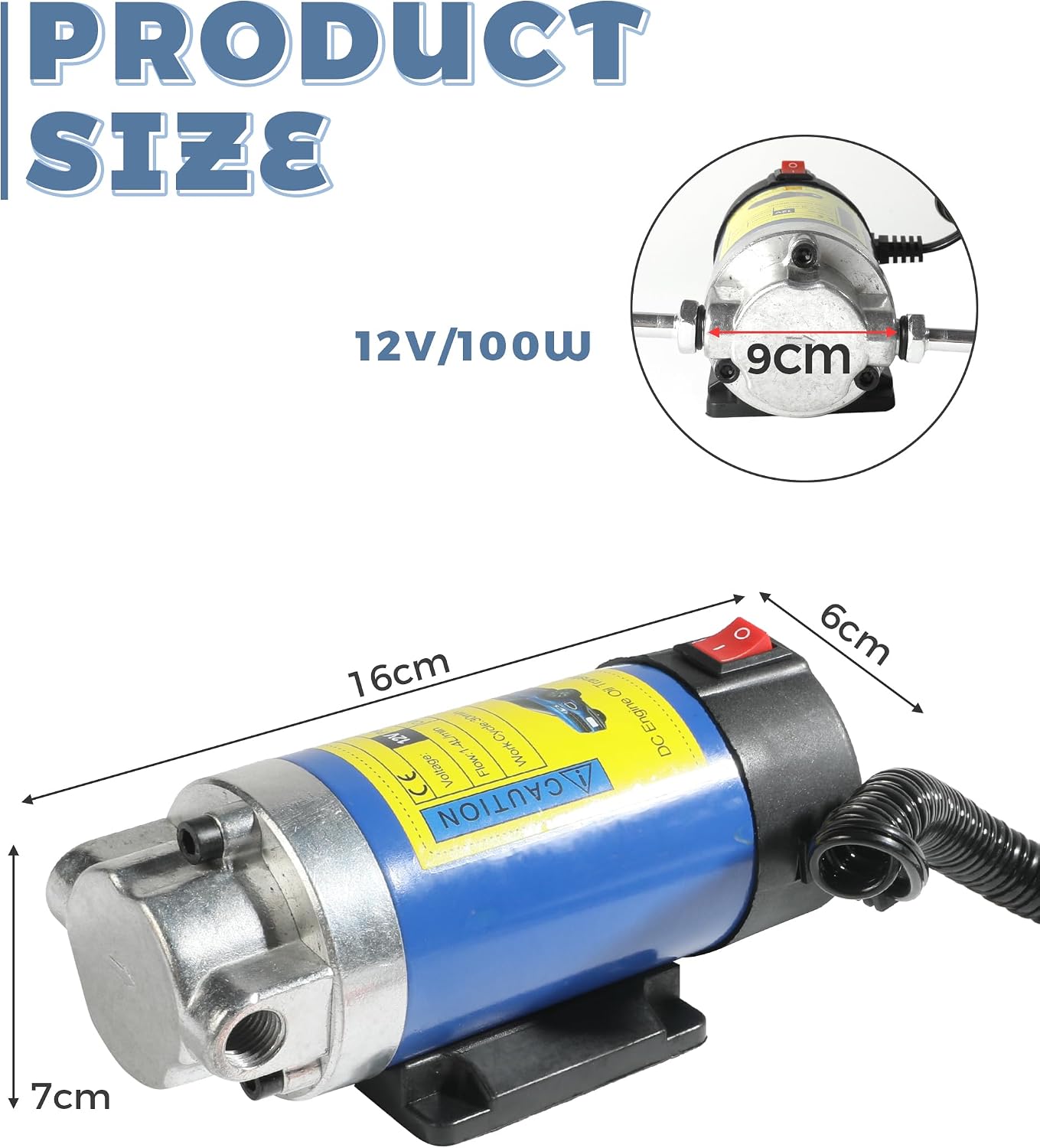 Oil Extractor Pump,Car Accessories Transmission Fluid Pump,Automotive Replacement Engine Oil Pumps,Fluid Transfer Pumps,Suitable for Motorcycles,Trucks,Tractors,Marine Engines,Lawn Mowers