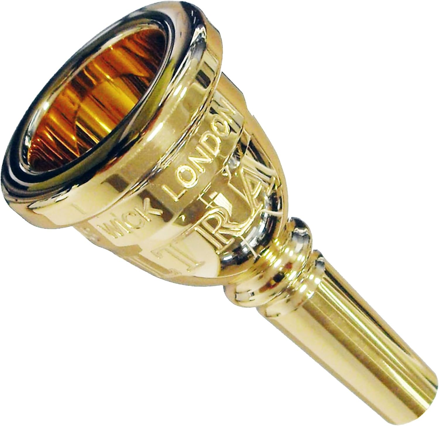 Denis Wick Steven Mead Euphonium Mouthpiece Gold Plated, 4880E-SM4U - V-Type Backbore for Balanced Airflow & Tone - Euphonium Accessories for Easy Articulation & Optimized Sound - 26 x 6.3 x 7.4mm