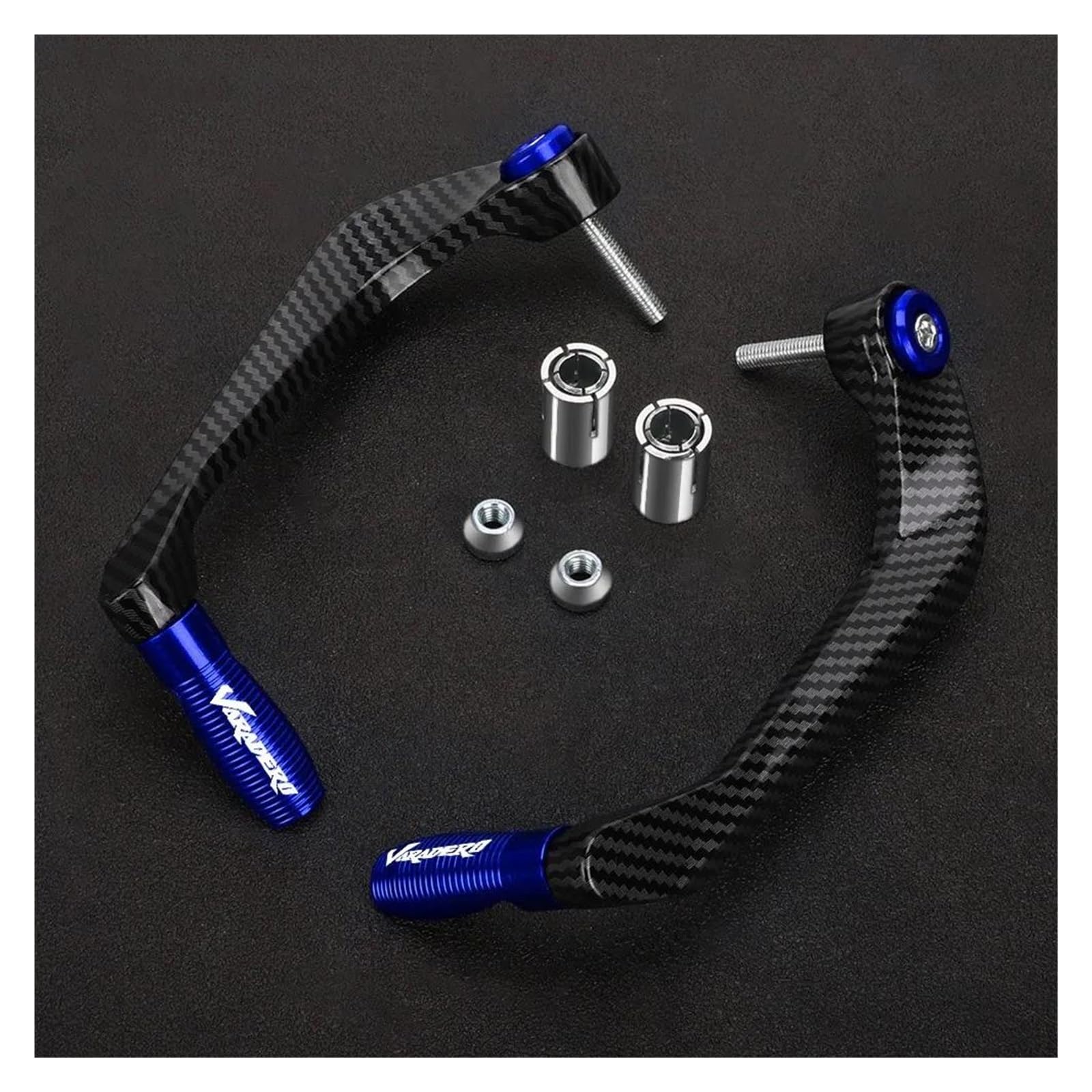 Hgycdnjf Blue For Xl125v Xl1000v Varadero Xl 125 1000 V 125V Motorcycle Cnc Handlebar Brake Clutch Lever Hand Guard Protector Handguard(Blue)