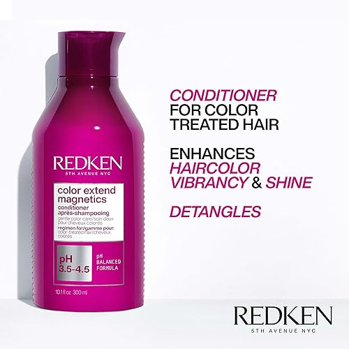 Miniatura 3 de Redken Color Extend Magnetics Conditioner  For Color Treated Hair  Protects Color  Adds Shine  With Amino Acid  Sulfate-Free