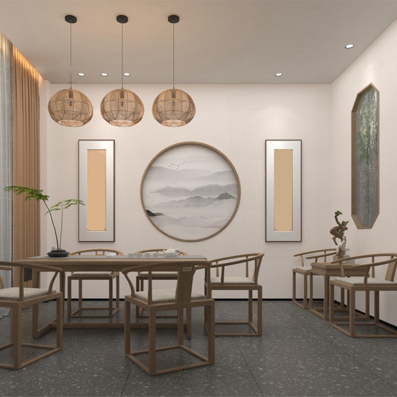 VALER 壁紙シール はがせる 壁紙 60cm*3m 補修 模様替え オフホワイト 多用途 壁がみシール 無地 防汚 防カビ 耐熱