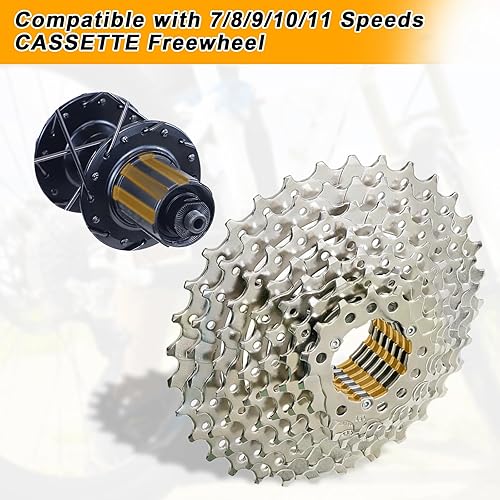 Miniatura 4 de WEEROCK Juego de ruedas MTB de 27529 pulgadas llantas de doble pared de aleación de aluminio para bicicleta de montaña juegos de ruedas delanteras y