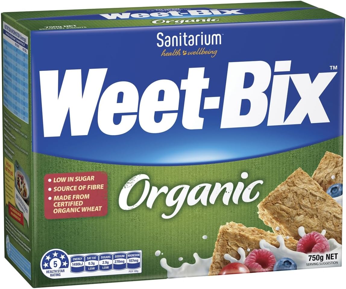 Sanitarium Health Food Company Organic Weetbix 750gm