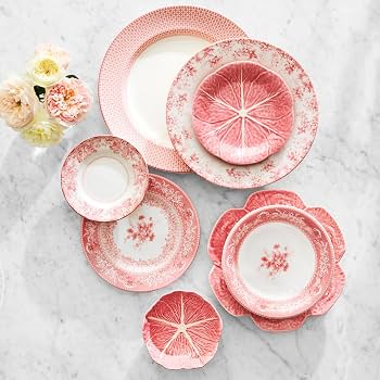Amazon.com | Bordallo Pinheiro Pink Cabbage Dessert Fruit Plate