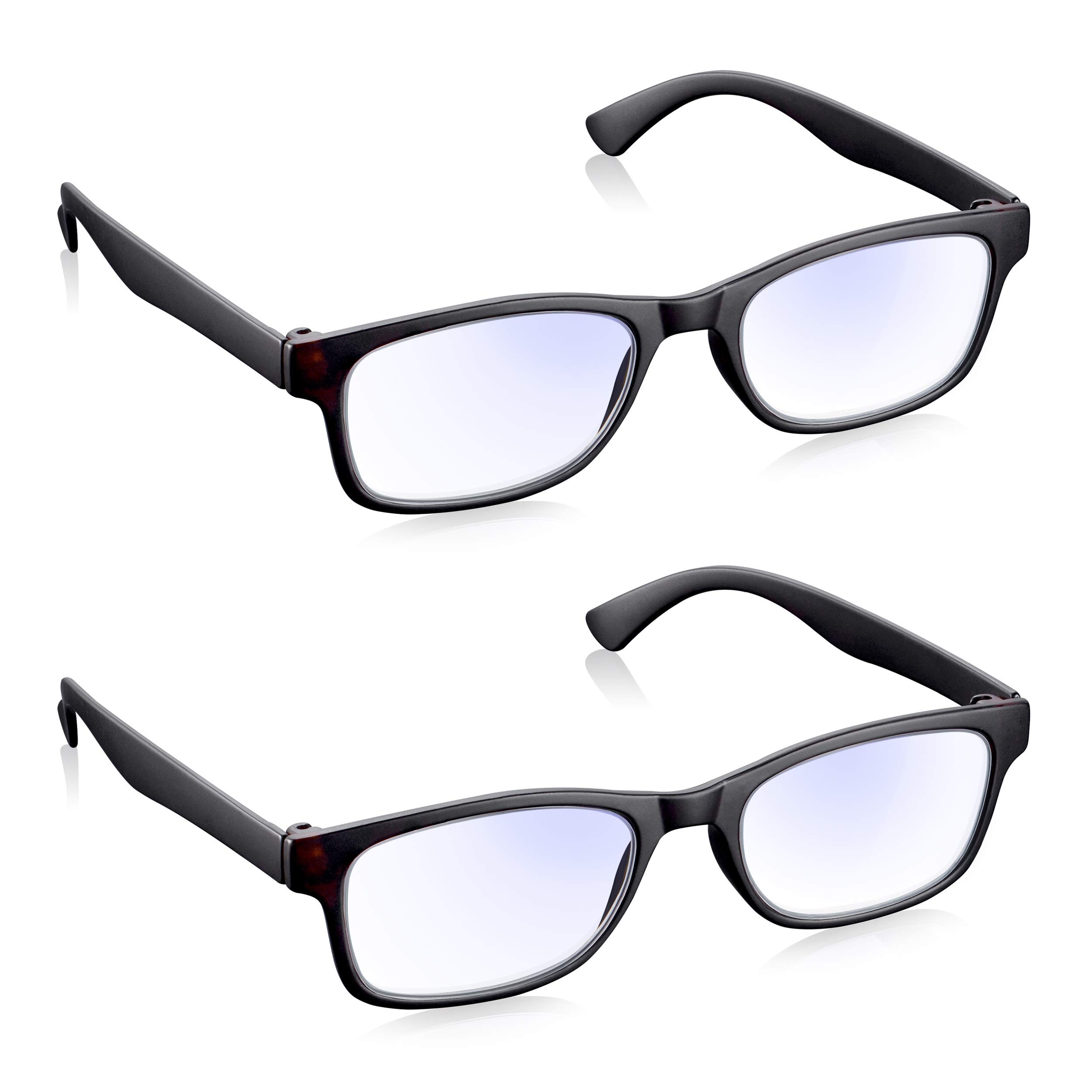 Read Optics Reading Glasses +1.0-3.5, Blue Light Computer Glasses, Sun Reading Glasses. Great Value 2 Packs
