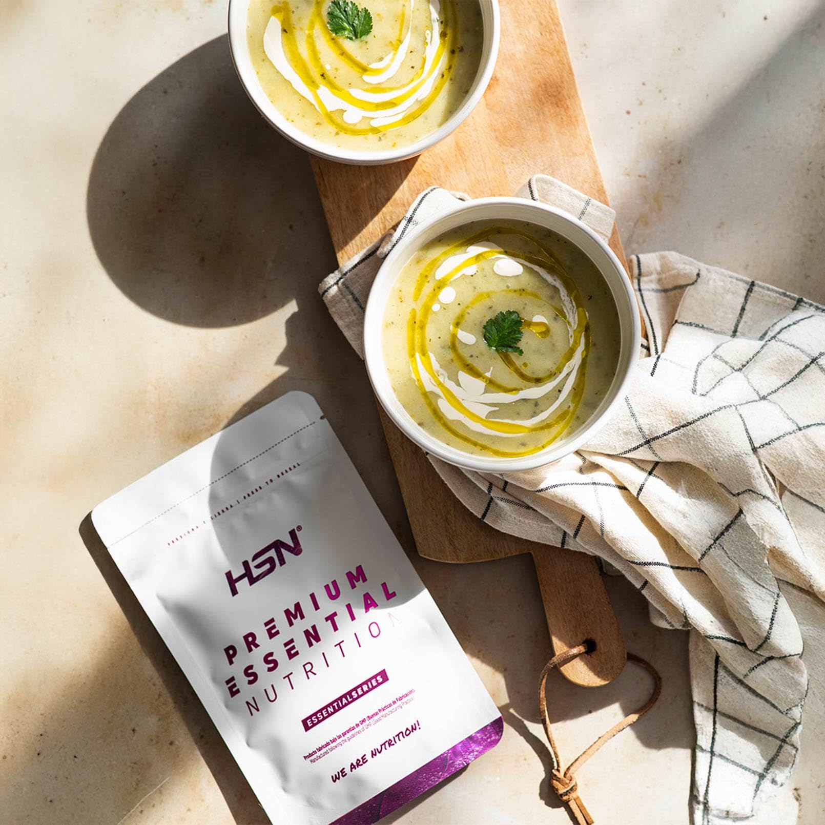 HSN Hierba de Cebada en Polvo 500g 100% Pura Natural Sin Añadidos No-GMO Vegano Sin Gluten