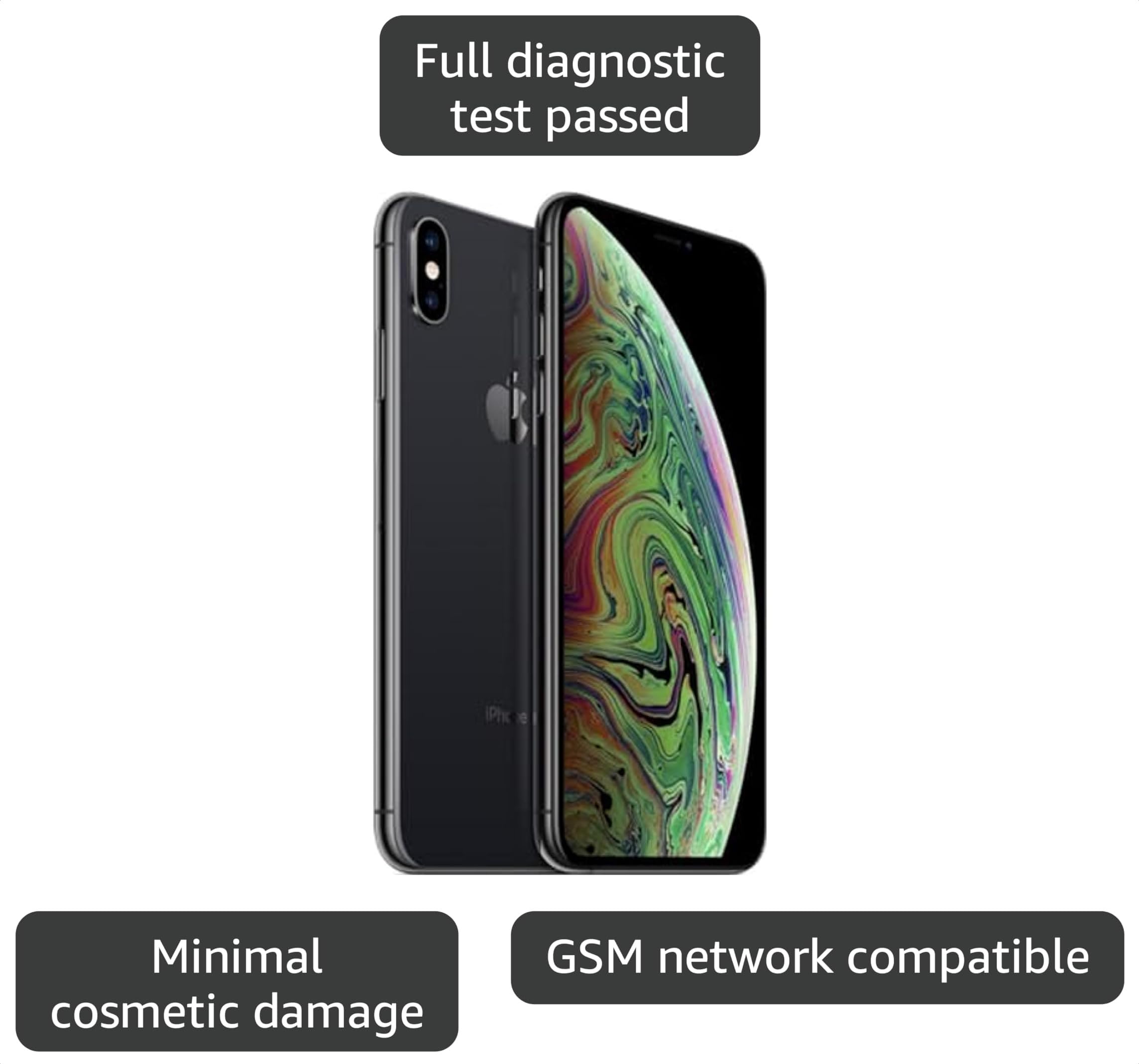 iPhone xs max スペースグレイ 64GB Amazon.com: Apple iPhone XS Max, US Version, 64GB, Space Gray