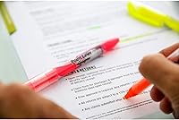 Vista 3 de BAZIC - Resaltadores líquidos estilo bolígrafo con agarre acolchado, 3 por paquete