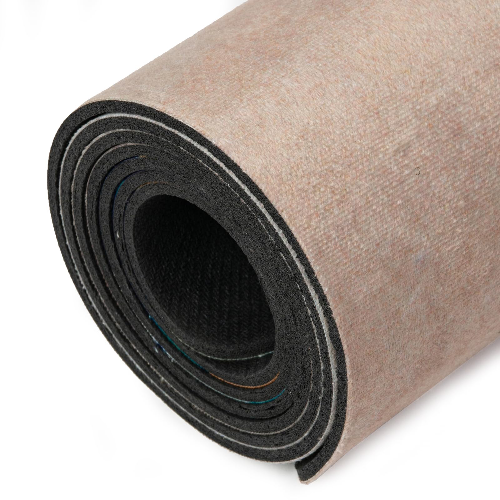 Yoga Studio Tappetino da yoga in microfibra scamosciata vegana – 183 cm x 61 cm, tappetino in gomma naturale dell'albero di 4 mm per Power Yoga, Hot Yoga, tappetino da yoga senza silicone