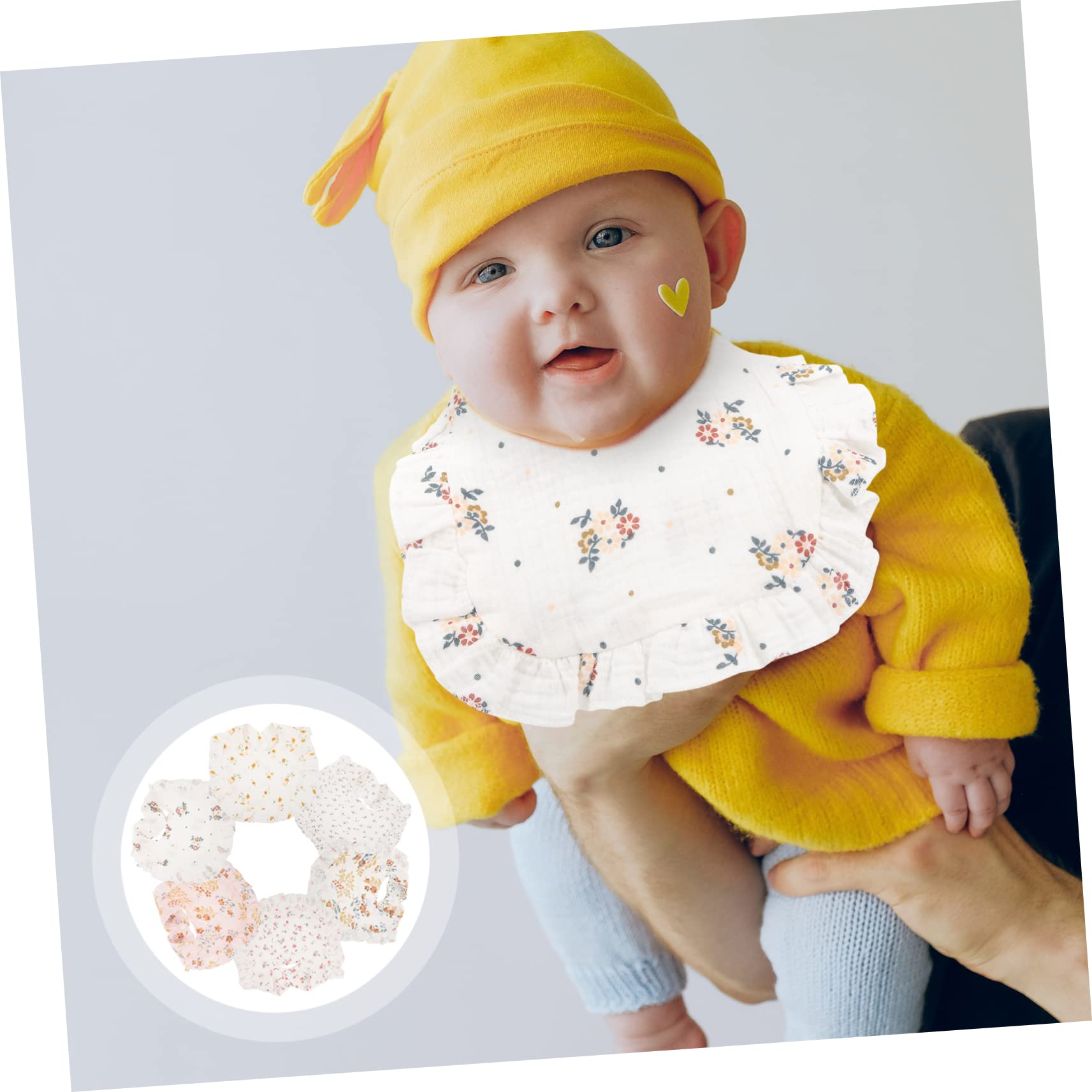 Toyvian 12pièces Bavoirs Coton Pour Bébés Lot De Bavoirs Absorbants Et Réutilisables Pour Alimentation Salive Et Dentition Confortables Et Adaptés Aux Garçons Et Filles