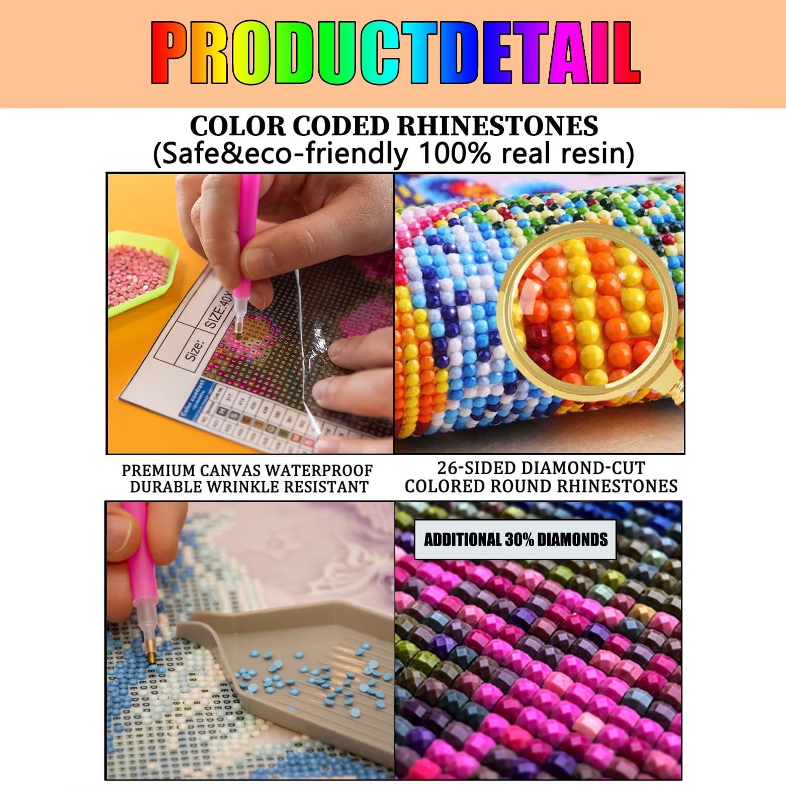 Amazon.com: RMSGOZO DIY Cartoon Cute Unicorn Diamond Art Kits for