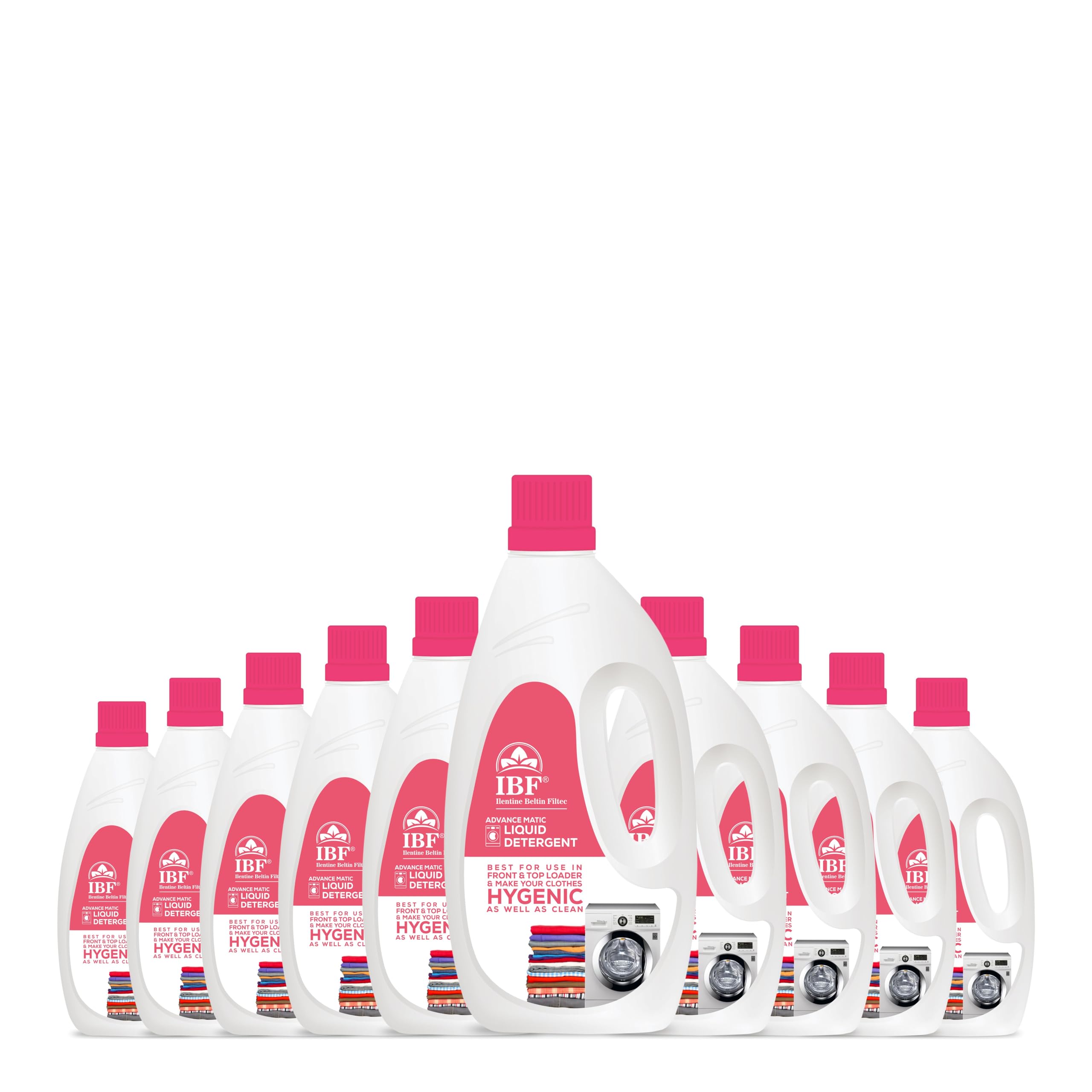 IBF Ilentine Beltin Filtec Advance Matic Premium And Organic Liquid Detergent,Top Load & Front Load Detergent For Washing Machine Balanced Ph, Non Toxic Multi-Fragrance (PINK 1 L- PACK 10) (B0CSWM6TPQ) Amazon Price History, Amazon Price Tracker