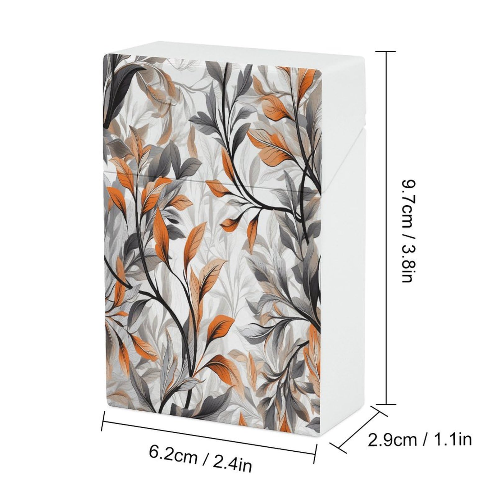 Amazon.com: Airtight Cigarette Dry Box，Orange and Gray Leaves Printed  Waterproof Cigarette Case，Protects Cigarettes from Water, Great for Outdoor  Adventures : Health & Household