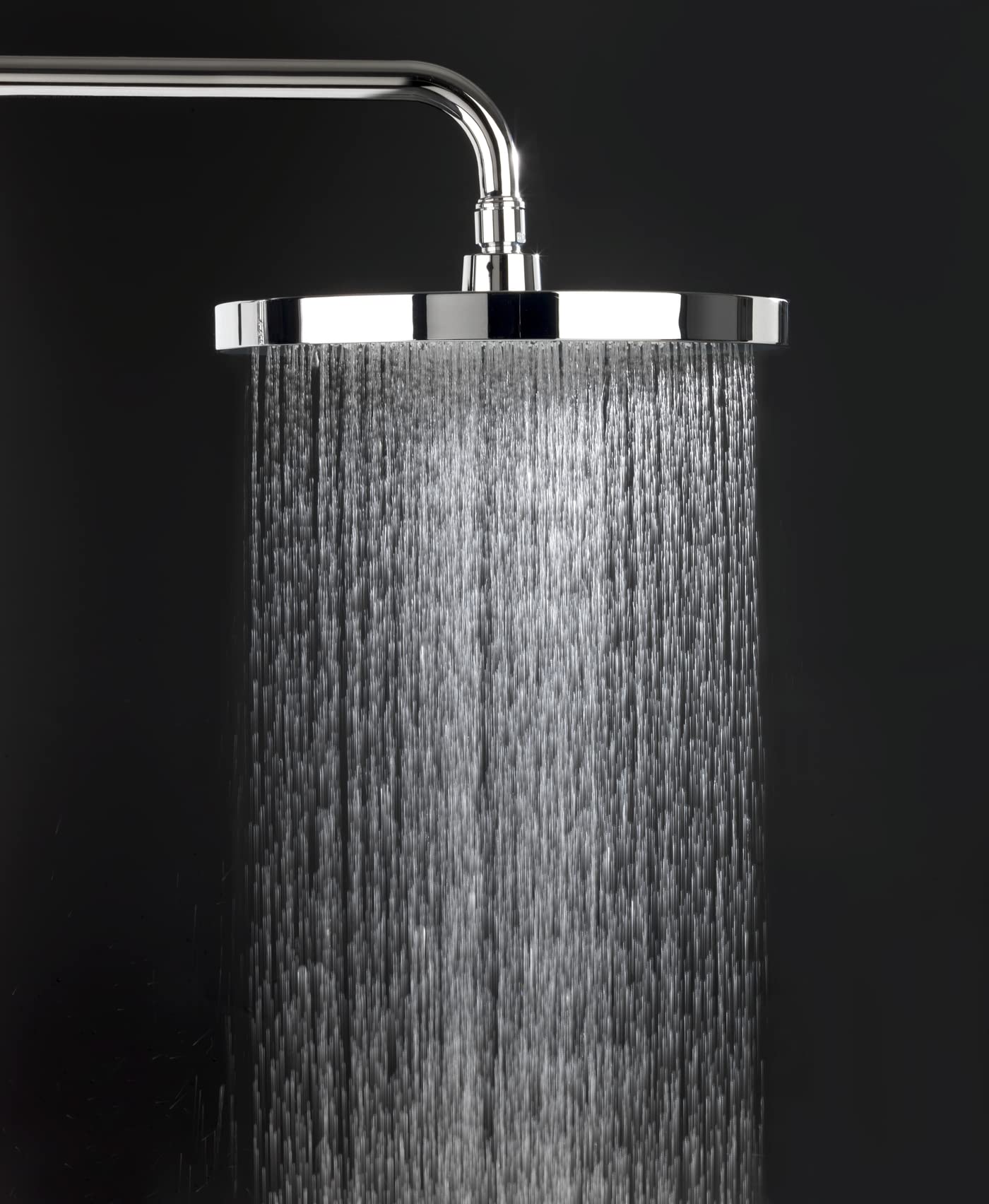 Alcachofa de ducha Softwater cromado/negro, universal, con 416 boquillas