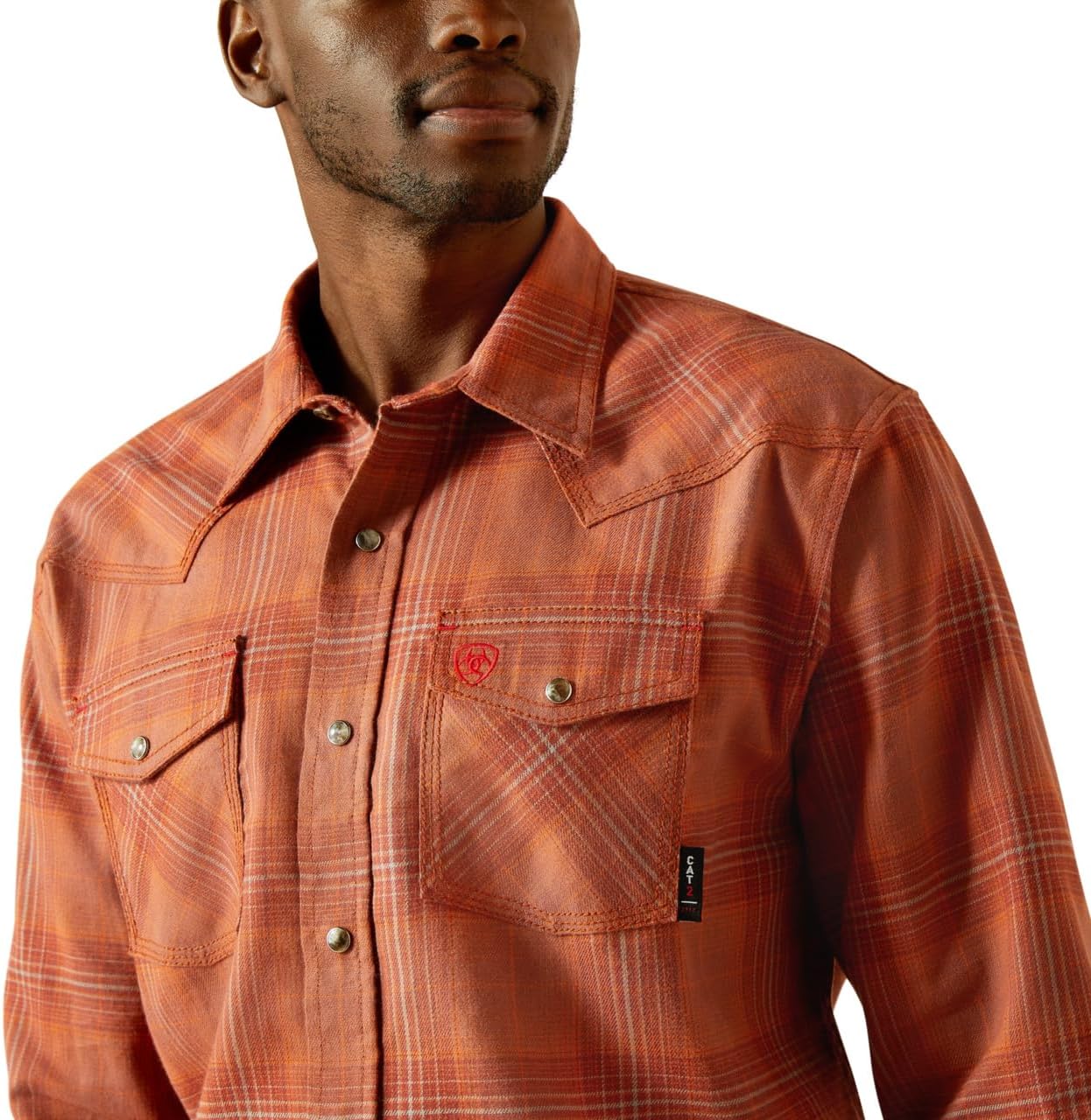 ARIAT Men's Fr Wayne Retro Fit Snap Work Shirt