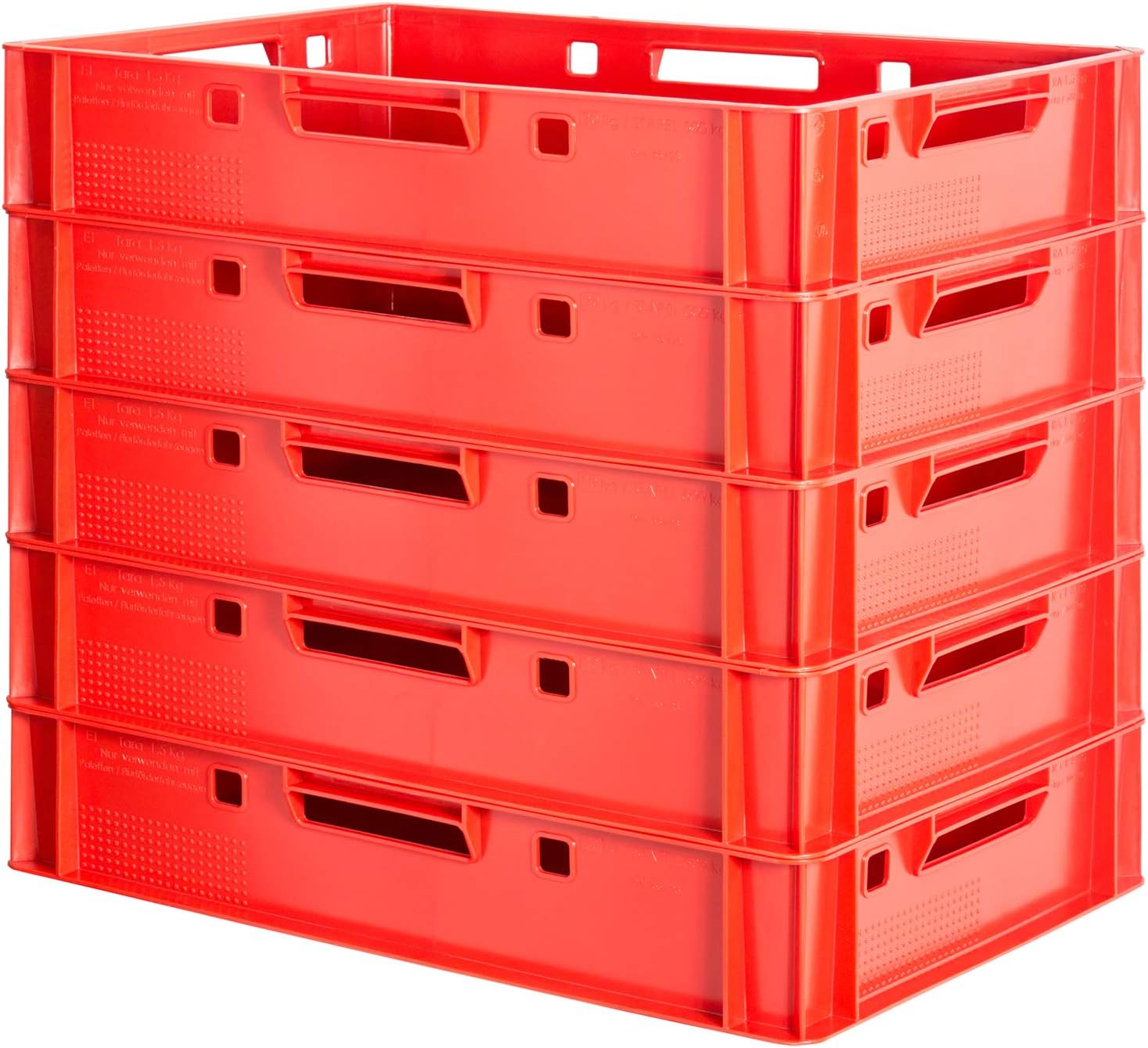 Meat Box E1 Meat Box Red Butcher Box E1 Meat Crates E1 Meat Box E1 Meat Box Euro Box E1 Food Safe 60 x 40 Butcher Box E1 Selection Kingpower Quantity 5