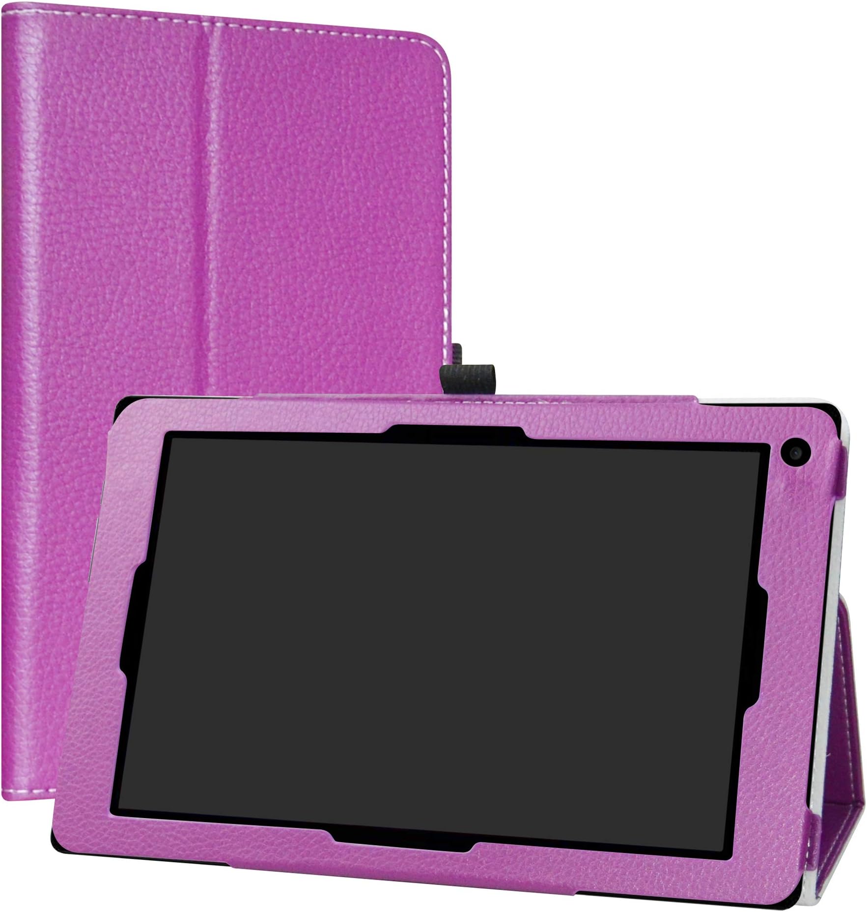LabanemaAlba 10 Inch Case,Labanema Stand Folio Case Cover for Alba 10 Inch Tablet - Purple
