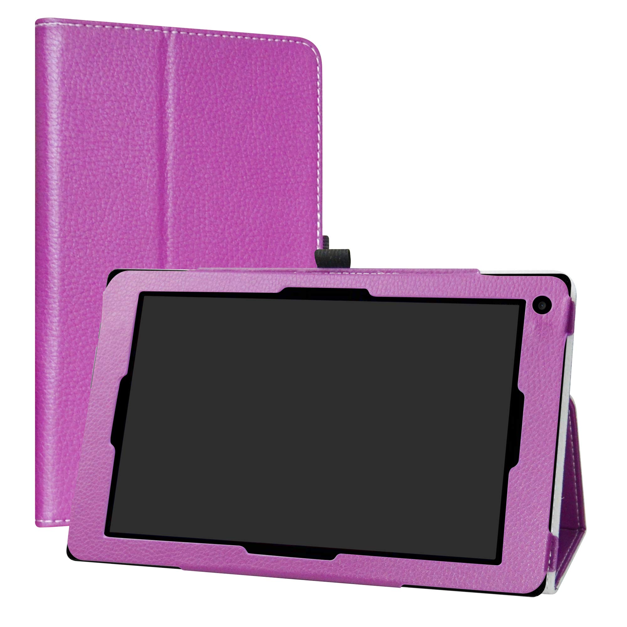 LabanemaAlba 10 Inch Case,Labanema Stand Folio Case Cover for Alba 10 Inch Tablet - Purple
