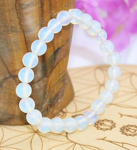 Miniatura 3 de Pulsera elástica de cuentas redondas de azabache, natural, metafísico, A+, folleto gratuito, regalo curativo, pulsera de cristal con piedras