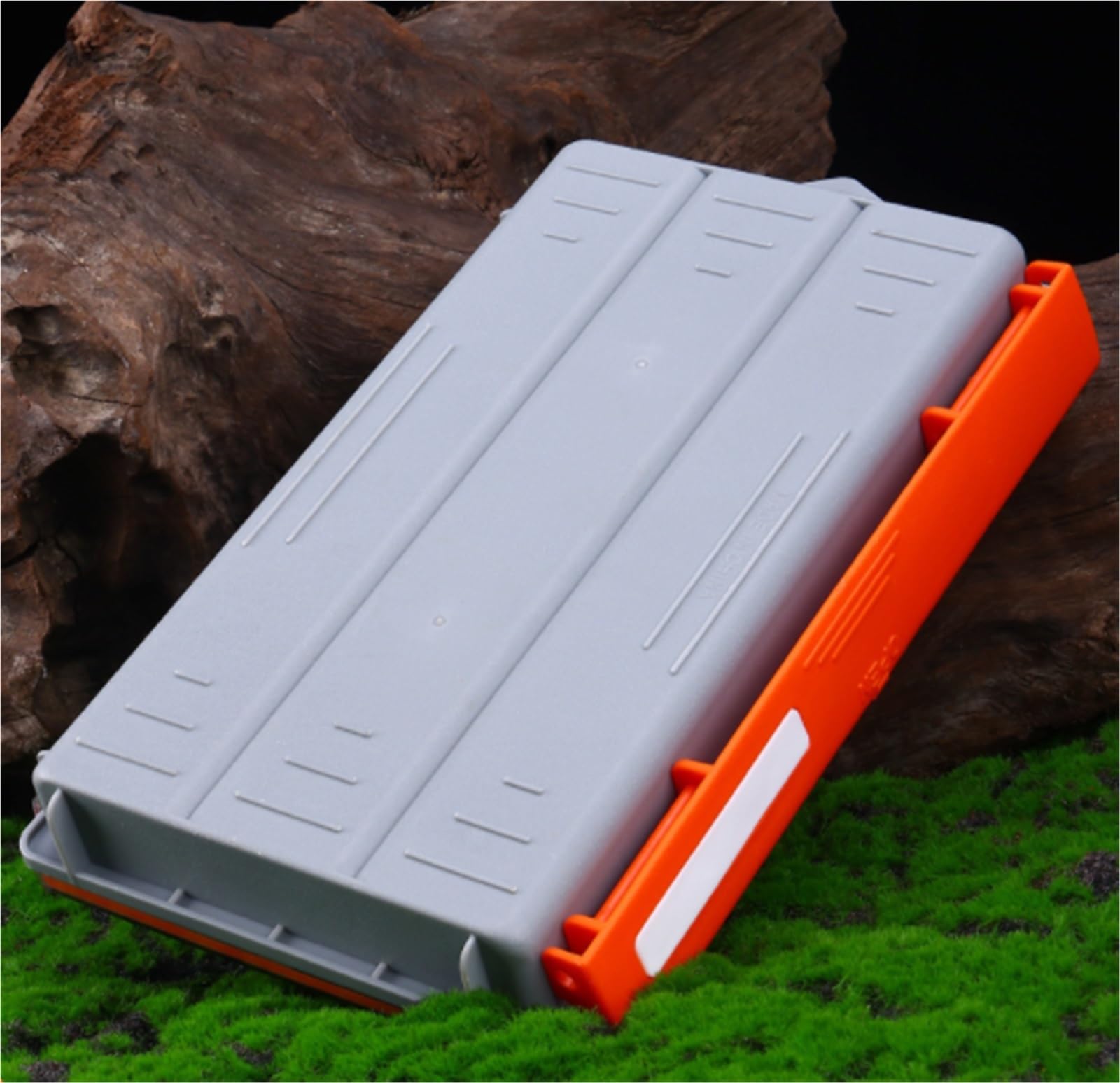 Fishing Walizka Skrzynka Wędkarska Wodoodporny Organizer Na Sprzęt Wędkarski Z Wyjmowanymi Przegródkami Study Lure Storage Box Tackle Box(Oranje)