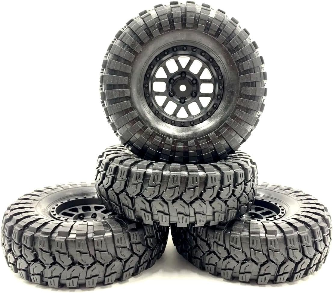 1.9 inch wheels/tires 1/12 1/10 crawler redcat GEN7 Gen8 Gen9 RGT EX86170 MJX H12Y H12P Bronco baja1000 Land Cruiser FJ60 Y60 CJ Cherokee Pajero FTX Outback Fury Trail FMS LC80 FCX10 Blazer K5