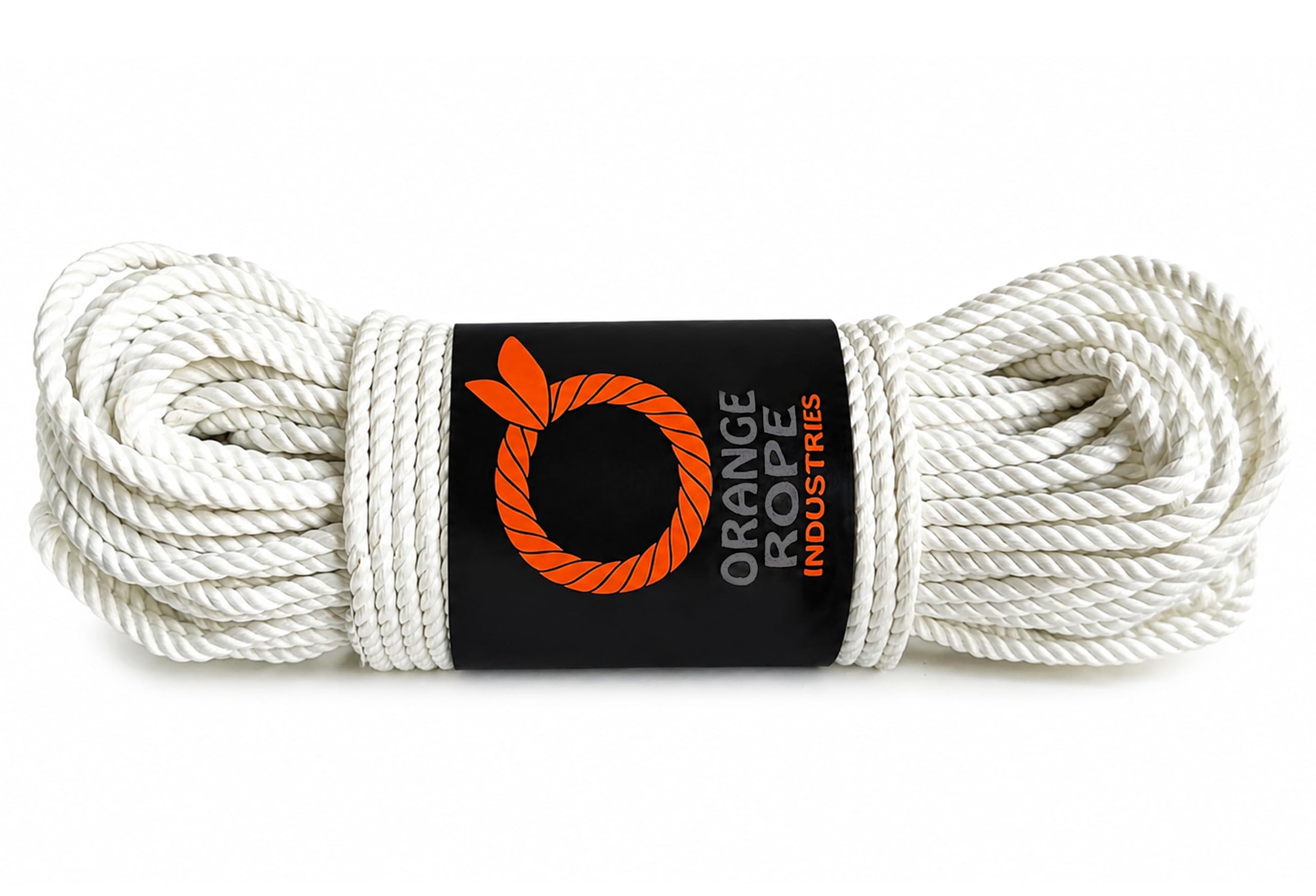 Orange Rope Industries 4 MM Polyester Rope Rassi 100 Foot 30 MTR Extra Twist & Strong Long Life Hanging Decoration, Gift Wrapping Cords Multi-Purpose Twine