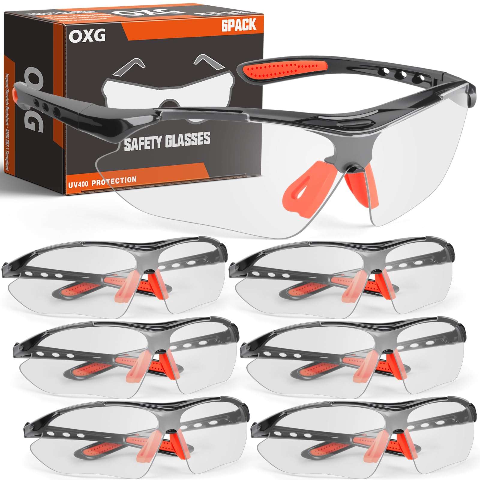 OXG Safety Glasses - Bulk Pack -9