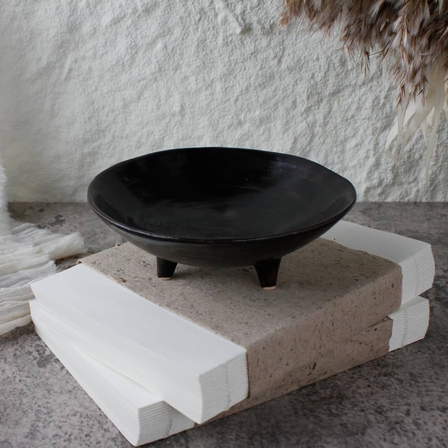 お椀・ボウル・鉢 Wasabi Amazon.com: Wabi Sabi Footed Decorative Bowl, Multi-Purpose