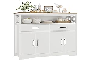 HOSTACK Farmhouse Buffet Cabinet for Storage
